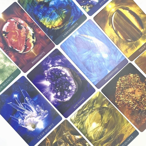 Crystal Oracle Decks Fate Divination For Beginners WIth English PDF Guidebook 1