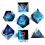 7pcs Sharp Resin Polyhedral Dice Set Suitable For Role playing Large Board Games 7
