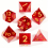 7pcs Sharp Resin Polyhedral Dice Set Suitable For Role playing Large Board Games 8