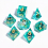 7pcs Resin Dice Set Polyhedral Sharp Edge Role Playing Game Dices For Large Board Game 5