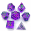 7pcs Pointed Corner Resin Polyhedral Dice Set suitable For Board Game 6