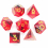 7pcs Pointed Corner Resin Polyhedral Dice Set suitable For Board Game 7