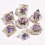 7pcs Resin Dice Set Polyhedral Sharp Edge Role Playing Game Dices For Large Board Game 7