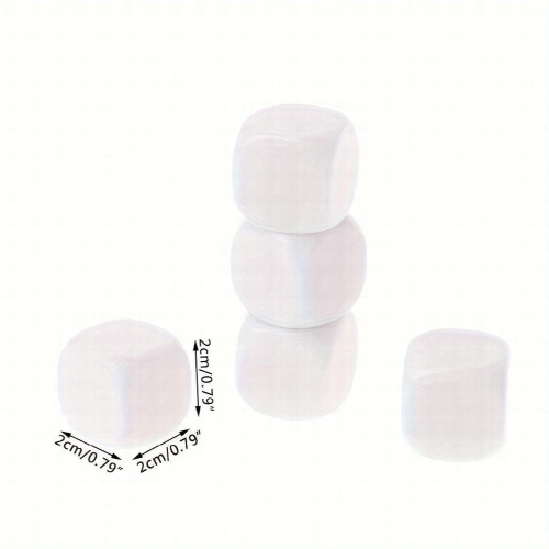 Acrylic Rock paper scissors Plain Dice Blank Dice Entertainment Game 5 2