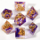 7pcs Sharp Edge Polyhedral Dices For Cosplay Board Game Christmas Gift 1