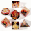 7pcs Sharp Edge Polyhedral Dices For Cosplay Board Game Christmas Gift 5