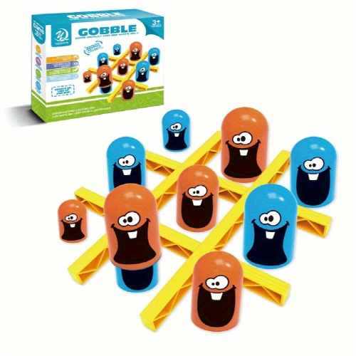 Stacking Cups Checkers Puzzle Interactive Desktop Toy Game Big Eating Small Three Combos Checkers 1