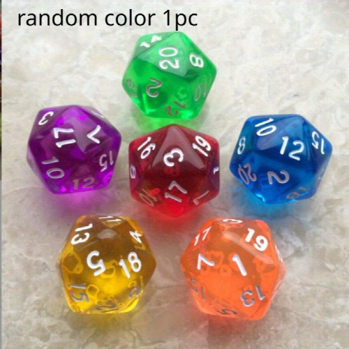 1 Pc 20 sided Dice sided Number Dices For Number Games