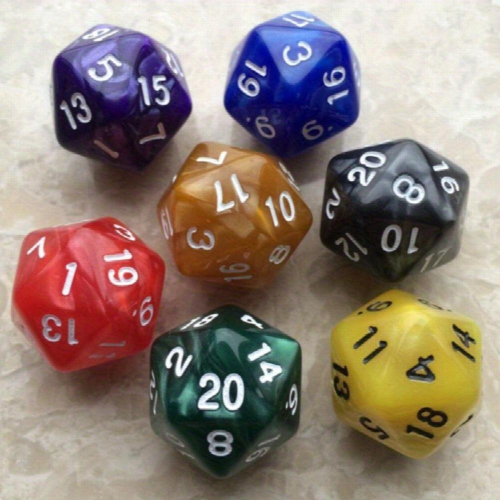 1 Pc 20 sided Dice sided Number Dices For Number Games 1