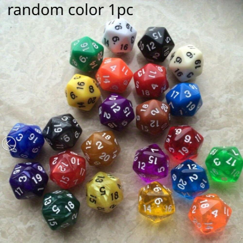 1 Pc 20 sided Dice sided Number Dices For Number Games 2