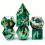 7pcs Sharp Edge Polyhedral Dice Set For Cosplay Board Game Christmas Thanksgiving Years Gift 8