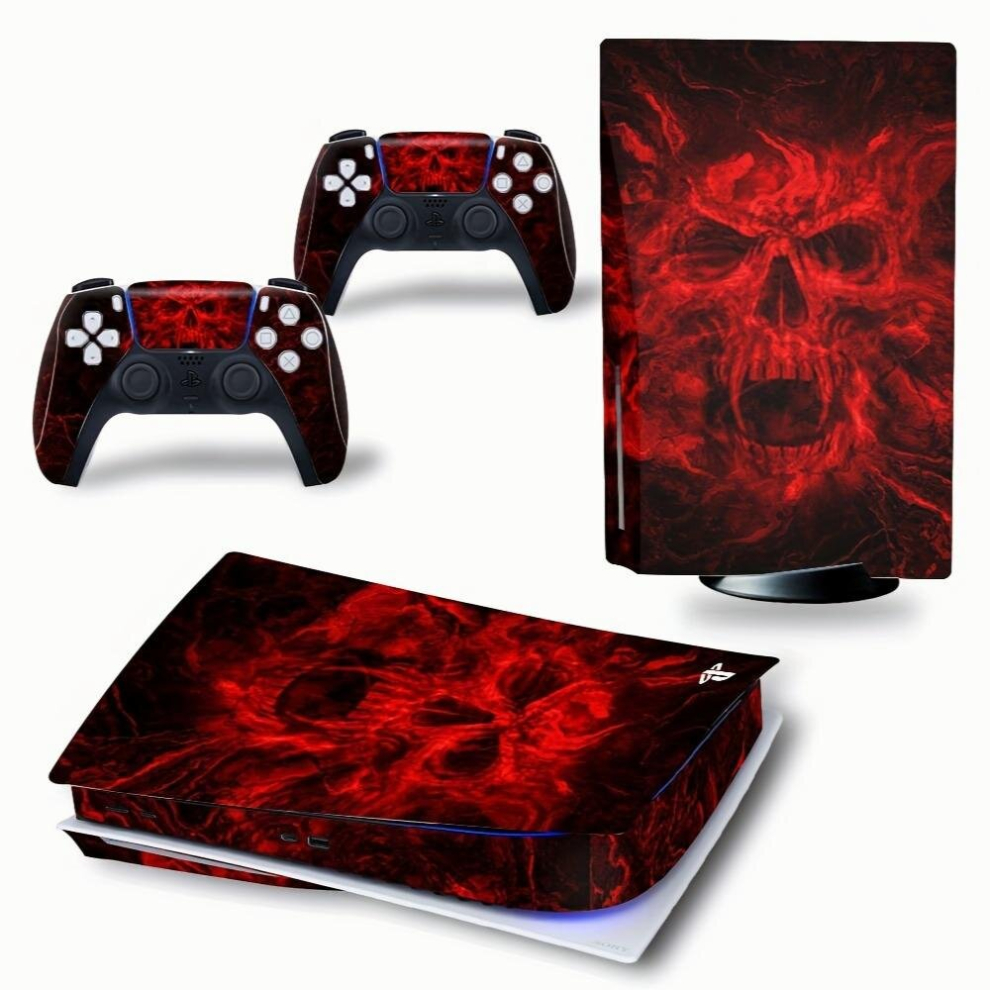 Full Console And Controller Vinyl Sticker Durable Scratch Resistant And Bubble Sticker 885680097966