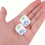 2pcs Acrylic Rock paper scissors Dices For Party Entertainment Interactive Dices 5