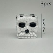 Halloween Skull Dice Party Game Novelty Dice Toy Creative Funny Ornaments For Home Car Interior Decorations