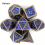 7pcs Copper Standard Solid Metal Polyhedral Dice Set Suitable For Role Playing Board Game 3
