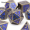 7pcs Copper Standard Solid Metal Polyhedral Dice Set Suitable For Role Playing Board Game 9