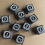 Pattern Dice 6 sided Number Game Chess Piece Accessories Dice Antique Pattern Running Ball Dice 6