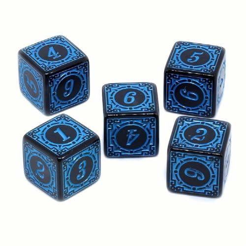 Pattern Dice 6 sided Number Game Chess Piece Accessories Dice Antique Pattern Running Ball Dice