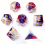 7pcs Sharp Edged Polyhedral Dice Set For Role Playing Board Games Christmas Thanksgiving Years Gift 2