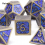 7pcs Copper Standard Solid Metal Polyhedral Dice Set Suitable For Role Playing Board Game 10