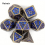 7pcs Copper Standard Solid Metal Polyhedral Dice Set Suitable For Role Playing Board Game 1