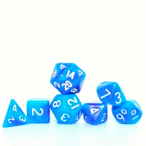 12mm Mini Two Polyhedral Dice For Tabletop Board Game Props 1