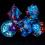 7pcs Polyhedral Dices For Cosplay Board Game Christmas Thanksgiving Gift 5