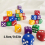 50pcs 16mm Solid Round Corner 6 sided Game Dice 5 Sets Retro Board Game And Teaching Math Dice Set Classroom Accessories Dice Set RPG Dice 7