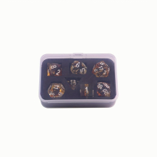 7pcs box Toy Polyhedral Dice Set For player Tabletop Board Games Bars And Clubs Supplies Fun Casual Board Games For Family Gatherings