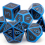 7pcs Standard Metal Dices Solid Metal Polyhedral Dice Set Suitable For Role Playing Board Game 6