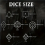 7pcs Sharp Resin Polyhedral Dice Set Suitable For Role playing Large Board Games Halloween Christmas Gift 2