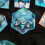 7pcs Resin Confetti Dice Set Polyhedral Sharp Dices For Board Game 10