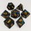 7pcs Resin Confetti Dice Set Polyhedral Sharp Dices For Board Game 2