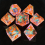 7pcs Resin Confetti Dice Set Polyhedral Sharp Dices For Board Game 8