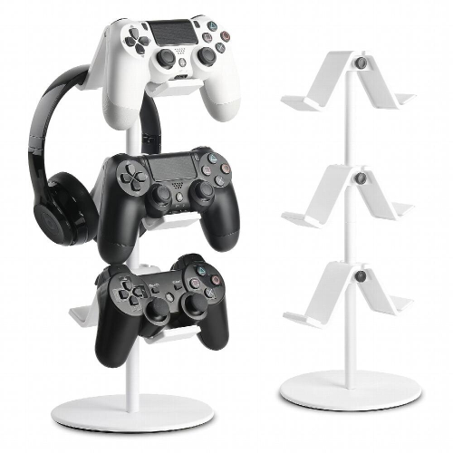 Controller Holder Headset Holder Great 3 Tiers Controller Headphone Organizer For All Headsets