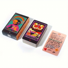 Classic Rainbow Tarot Deck With Guide Book Suitable For Beginners Christmas Halloween And Thanksgiving