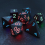 7pcs Rechargeable Luminous LED Dice Set Thanksgiving Christmas Gift 5
