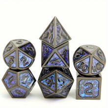 7pcs Metal Polyhedral Dice Set For Role playing Board Games Halloween Christmas Gift