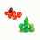 Double Mini Dice Set Two Dice Light Green Set And Transparent Red Set Polyhedral Dice Set For Board Game 5