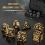 7pcs set Rechargeable LED Dice Set With Warm Breathing Light For Board Game 2