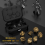 7pcs set Rechargeable LED Dice Set With Warm Breathing Light For Board Game 7