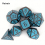 7pcs Green Standard Metal Dices Solid Metal Polyhedral Dice Set Suitable For Role Playing Board Game 2