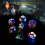 7pcs Rechargeable LED Dice Set Illuminate Your Board Game Nights 7