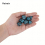 7pcs Green Standard Metal Dices Solid Metal Polyhedral Dice Set Suitable For Role Playing Board Game 7
