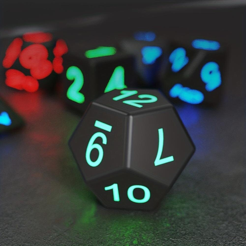 7pcs Per Set Board Game Dice Pixels The Rechargeable Electronic LED Dice 2