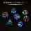 7pcs Rechargeable LED Dice Set Illuminate Your Board Game Nights 3