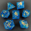 Resin Colored Stripes Dice Multifaceted Game Dice 6