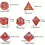 Resin Colored Stripes Dice Multifaceted Game Dice 3