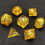 Resin Colored Stripes Dice Multifaceted Game Dice 8