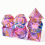 7pcs Polyhedral Sharp Edge Dices For Role Playing Board Games Christmas Gift 5